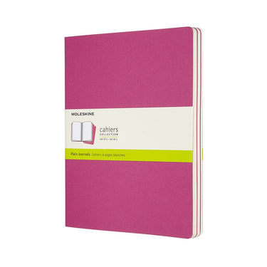 Moleskine cahier journals - extra large - blanco - roze - set van 3