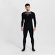 Rogelli core lange fietsbroek heren - zeem en bretels - zwart - 4xl