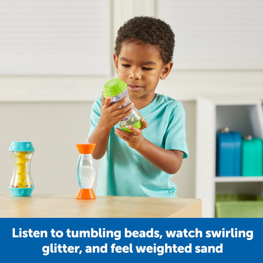 Learning resources sensory trio fidget tubes - 3+
