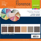 Florence vaessen creative cardstock, stevig kaartpapier 216g - bruin, 24 stuks. 30,5 x 30,5 cm