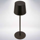 B.k.licht briloner suta - led tafellamp oplaadbaar – dimbaar – draadloos – 33cm hoog – ip44 – voor binnen buiten – op batterij – zwart