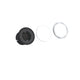 Bachmann pix - inbouw stopcontact - 1x 230v - zwart + wit + rvs-look - 2 meter aansluitsnoer