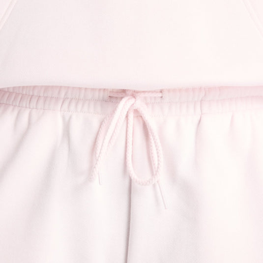 New balance sport essentials french terry short dames sportbroek - pink salt
