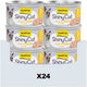 Gimcat 24 x 70 g - shinycat filets in jelly tonijn + kaas