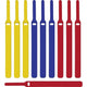 Ltc klittenband kabelbinders 170mm diverse kleuren (10 stuks)
