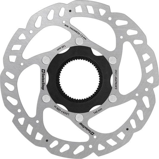 Swissstop remschijf 140mm centerlock catalyst one disc 1