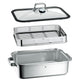 Wmf vitalis - stoom braadpan - 6,5 liter - rvs - inductie - met deksel - multifunctioneel