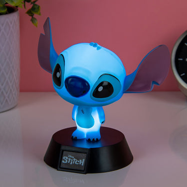 Paladone products ltd disney, nachtlampje decoratief karakter stitch 11cm lichtgevend, bleu ciel