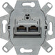 Hager berker datacontactdoos aderpaar - 4587 - e2fpa