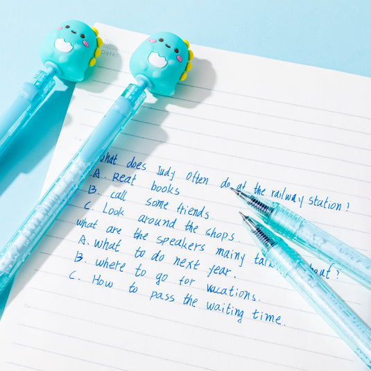 Lazy stars dinosaurus gel pen - 2 pcs
