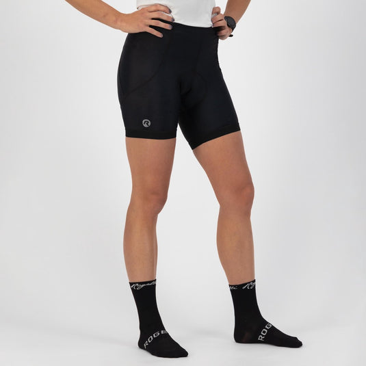 Rogelli core korte fietsbroek - dames - zwart - maat xs