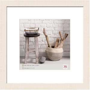 Walther home - houten lijst - fotoformaat 40x40 cm - crème wit