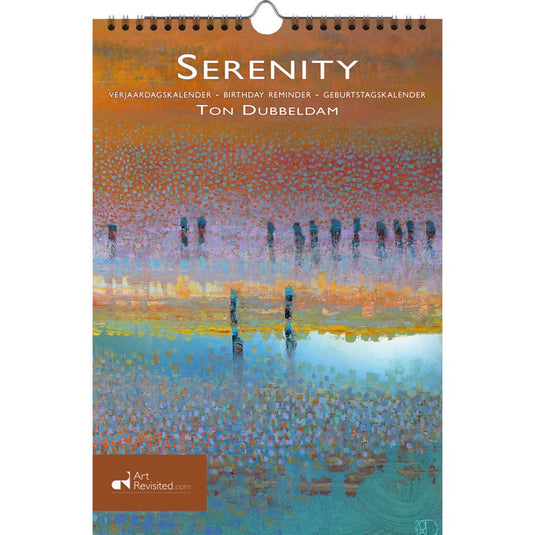 Ton dubbeldam verjaardagskalender - serenity - a4