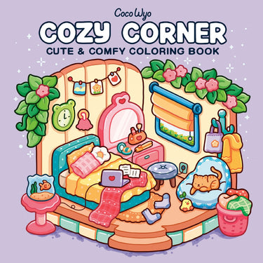 Coco wyo cozy spaces coloring- cozy corner - - kleurboek voor volwassenen en kinderen