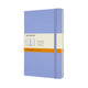 Moleskine classic notitieboek - large - hardcover - gelinieerd - hortensia blauw