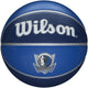 Wilson basketball ball nba team tribute dallas mavericks blue one size