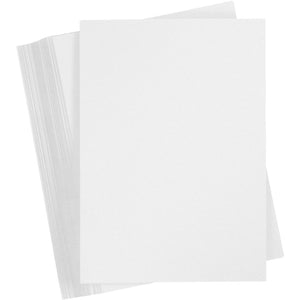 Creativ company wit papier 180 grams - stevig wit papier - a3 karton voor knutselen en diy - wit karton 180g - hobbykarton wit - a3 wit papier 180 grams - knutselpapier wit - premium papier 180 grams - a3 - 29,7x42cm - 100 vellen