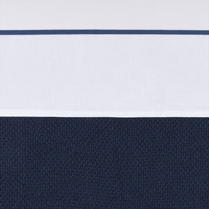 Meyco baby bies wieglaken - indigo - 75x100cm - 0.3 tog