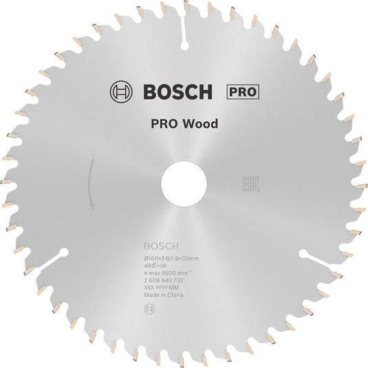 Bosch cirkzb opt 160x20 16x2,6 48t wz