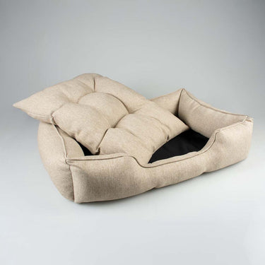Duvo + duratex hondenbed beige l-100x70x20cm