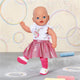 Baby born little doordeweeks outfit - roze rokje - 36 cm 36