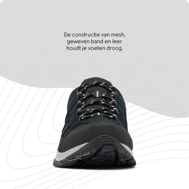 Columbia crestwood™ waterproof heren wandelschoenen - black, grey