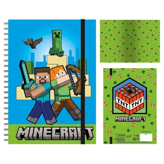 Pyramid minecraft notitieboekje a5