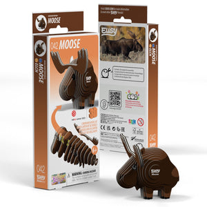 Eugy 3d puzzel - eland - bosdieren - duurzaam - verzamel ze allemaal - 6 jaar