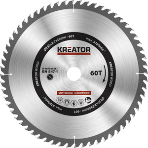 Kreator krt020437 zaagblad hout ø235mm 60t