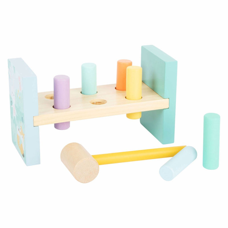 Load image into Gallery viewer, Small foot - houten hamerbank pastel, 8dlg.
