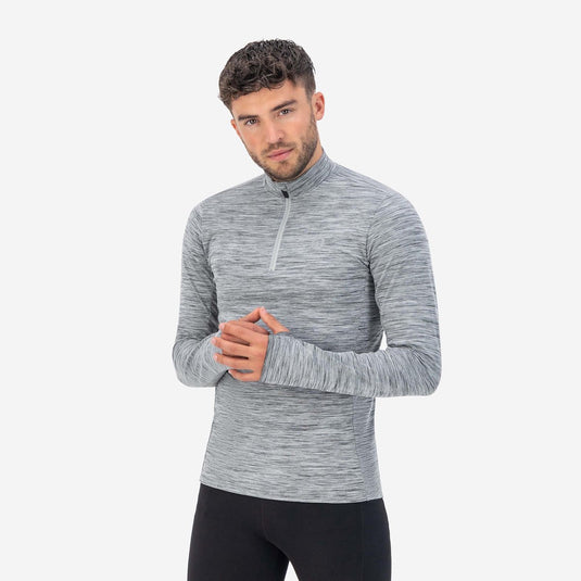 Rogelli core hardloopshirt heren - lange mouwen - grijs - xxl