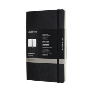 Moleskine professional notitieboek - large - softcover - zwart