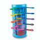Learning resources educatief speelgoed rainbow fraction maatbekers set van 9. - 3+
