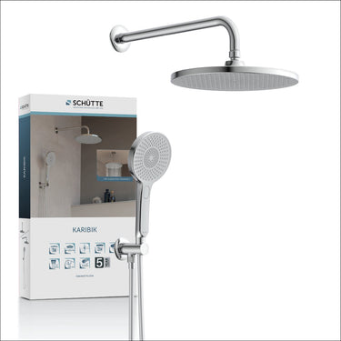 Schütte karibik complete doucheset - chroom lichtgrijs