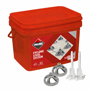 Rubi cyclone level starterskit 1,5mm - nivelleersysteem - tegeldikte 3-20 mm