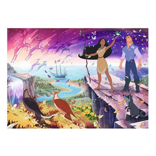 Ravensburger puzzel disney - pocahontas - 1000 stukjes legpuzzel.