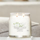 Yankee candle - white gardenia medium geurkaars - 50 branduren - 2 lonten