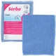 Sorbo professionele microvezeldoeken - blauw - 30x40 cm - schoonmaakdoeken - 5 stuks