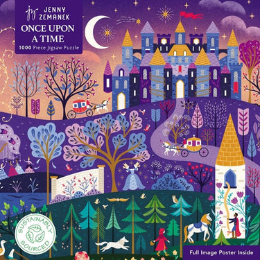 Adult sustainable jigsaw puzzle jenny zemanek: once upon a time