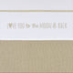 Meyco baby love you to the moon back ledikant laken - sand - 100x150cm - 0.3 tog