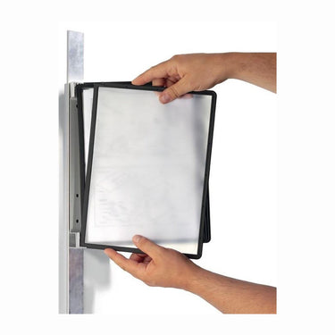 Durable zichtpanelensysteem 5914-01 polypropyleen 38x34cm a4 zwart
