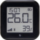 Shelly h t gen 3 matte black draadloze temperatuur- en luchtvochtigheidssensor