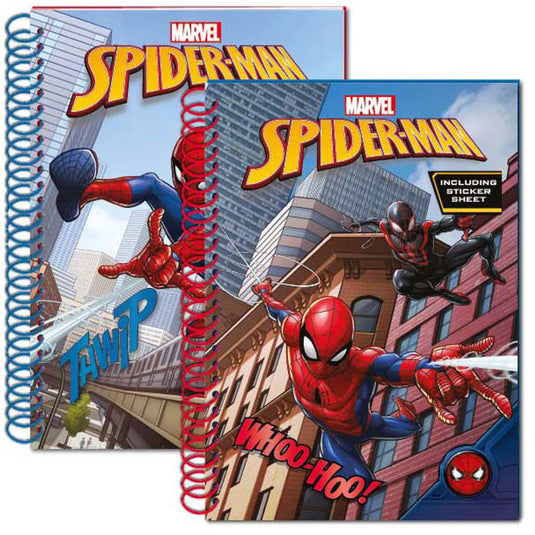 Merkloos sans marque spiderman glitter notitieboek - kleurrijk speelgoed notitieboek voor kinderen.