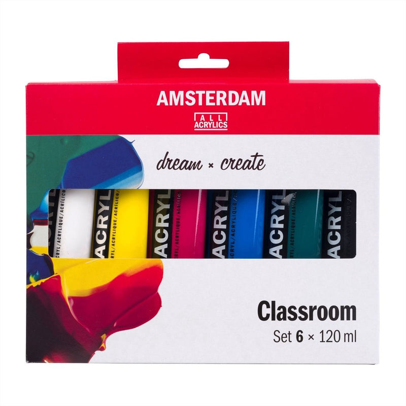 Load image into Gallery viewer, Amsterdam standard series acrylverf educatie set | 6 x 120 ml
