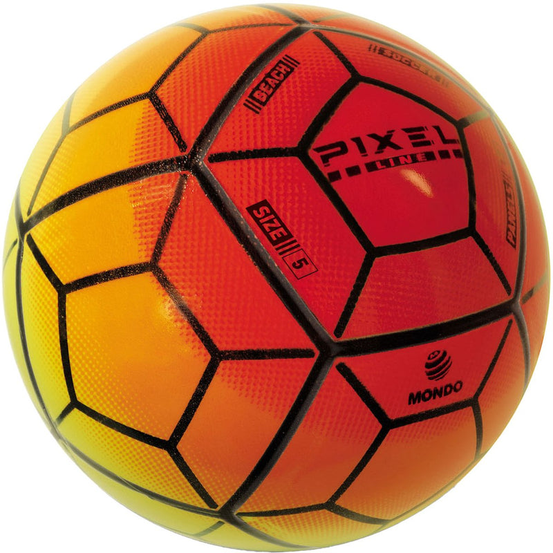 Load image into Gallery viewer, Mondo strandvoetbal bal pixel 23cm kleurrijk speelgoed voetbal.
