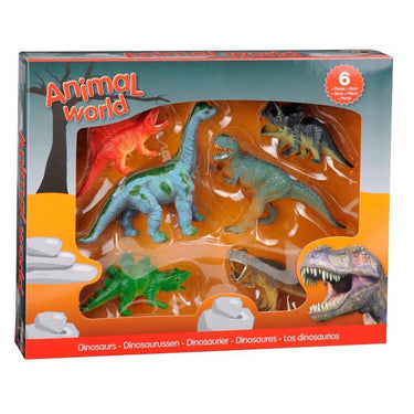 Johntoy dinosaurussen giftbox, 6st.