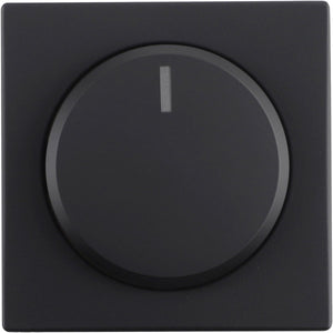 Busch-jaeger - zwarte dimmerknop - future linear - centraalplaat dimmer
