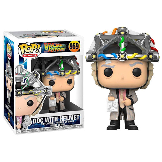 Funko back to the future pop! vinyl figure - doc met helm 9 cm