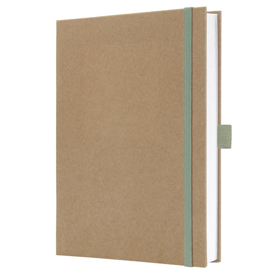 Sigel jolie notitieboek - a5 - kraft - pure mint - blanco pagina's - si-jn841