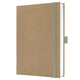 Sigel jolie notitieboek - a5 - kraft - pure mint - blanco pagina's - si-jn841